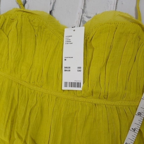 Urban Outfitters Liv Ruched‎ Babydoll Cami - Picture 9 of 13